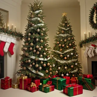 christmas tree pc wallpaper