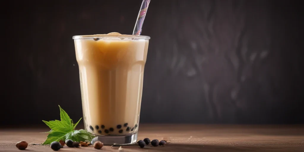 milk tea boba wallpaper