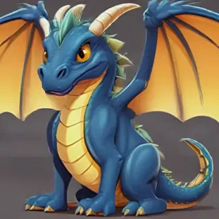 cartoon of a dragon