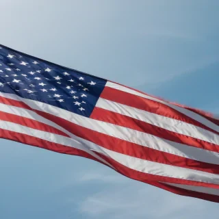 american flag aesthetic