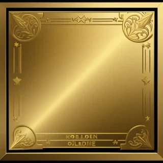 golden border