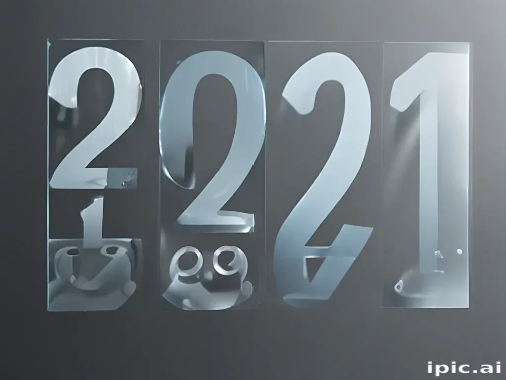 transparent numbers