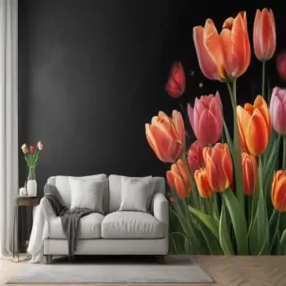 tulips wallpaper aesthetic