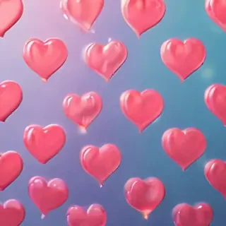 heart background aesthetic