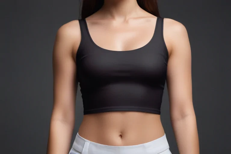 crop top mock up