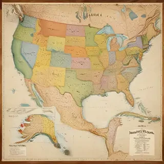map of united states of america