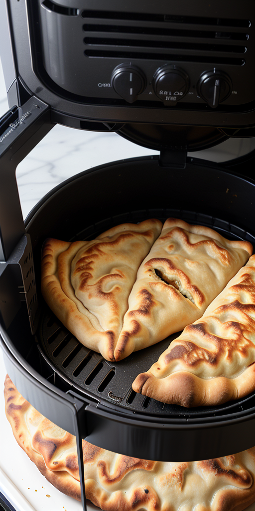 reheating calzone in air fryer