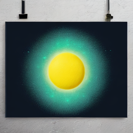 node js and javascript poster with yellow pallete