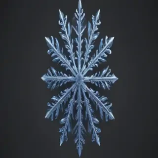snowflake clipart transparent background