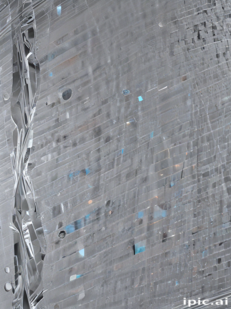 Refelection Texture Abstract Reflection of Light and Texture in a Metallic Surface