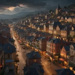 town background