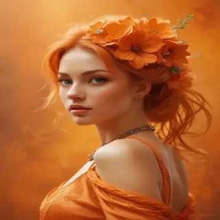 pretty orange backgrounds