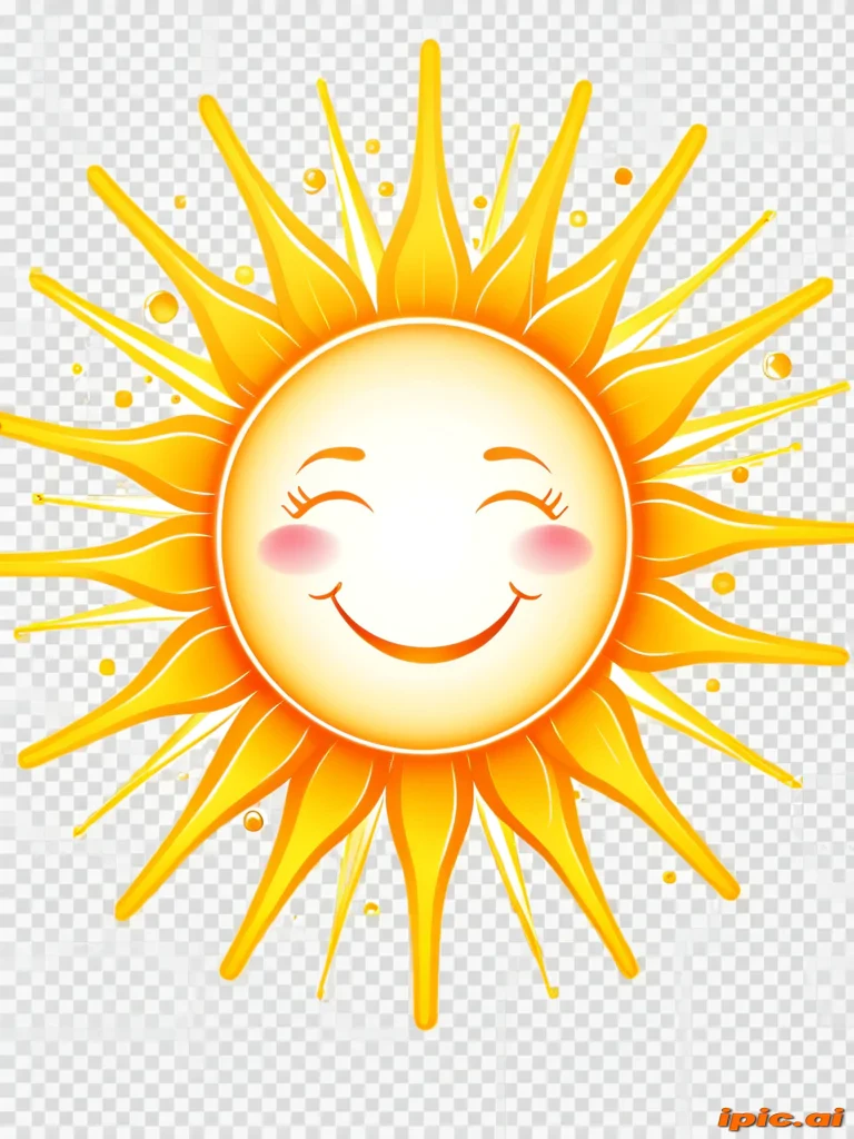 sunshine clipart transparent background