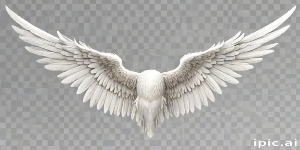 angel wings transparent background