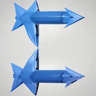 blue arrow png