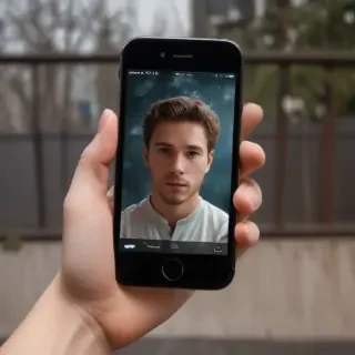 phone in hand png