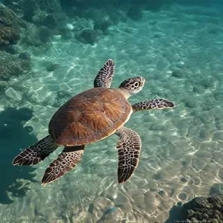 sea turtle desktop background