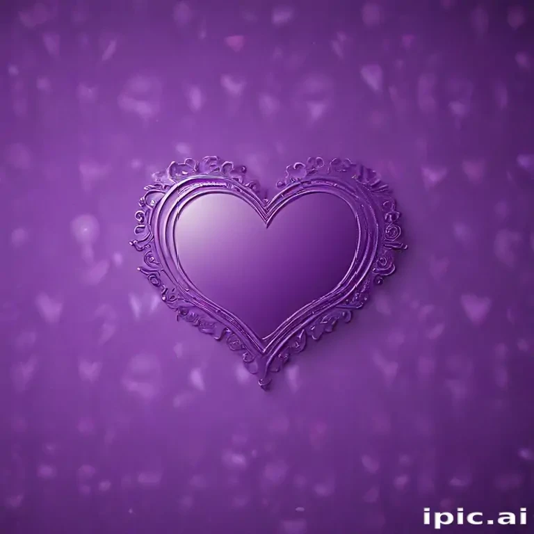 purple wallpaper heart