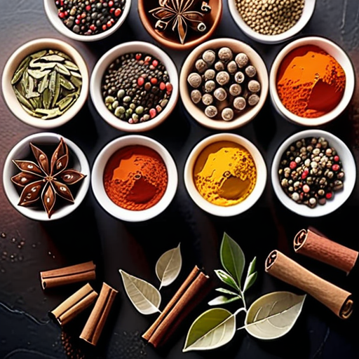 spices that start with t