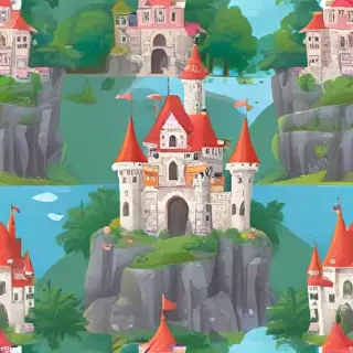 cartoon castle