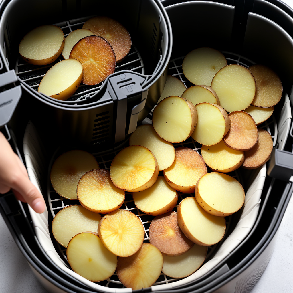 potato slices in air fryer