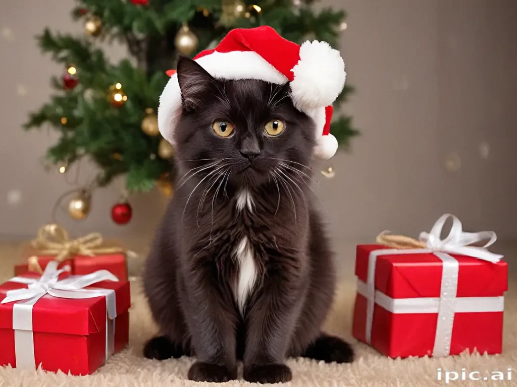 merry christmas cats images