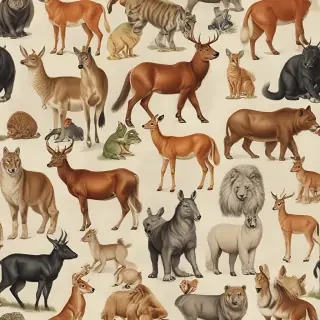 vintage illustrations animals
