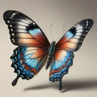 drawing of a butterfly