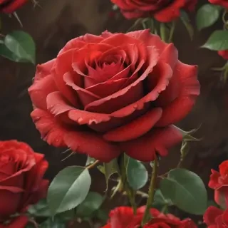 red rose background
