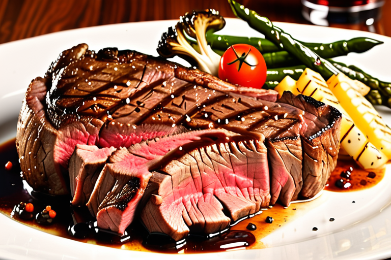 6 oz of sirloin steak