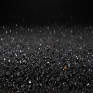 black background glitter