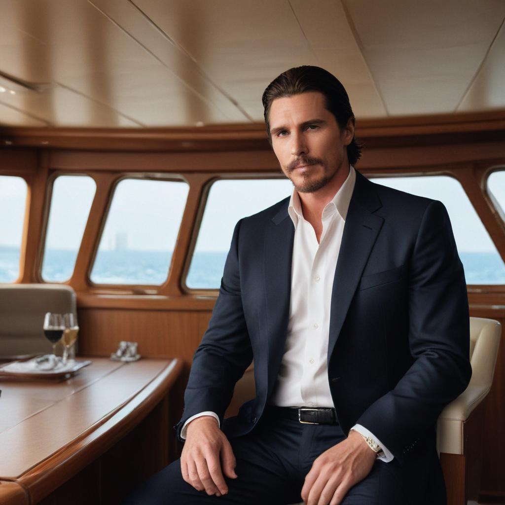 bruce wayne yacht scene