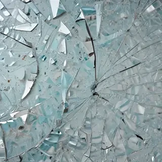 broken glass texture