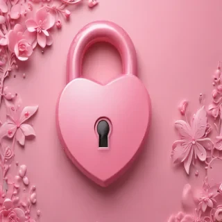 pink lock screen wallpaper
