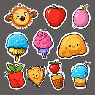 stickers clipart