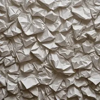 crumpled up paper