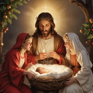 merry christmas jesus images