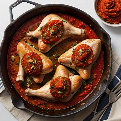 chicken with sundried tomato pesto