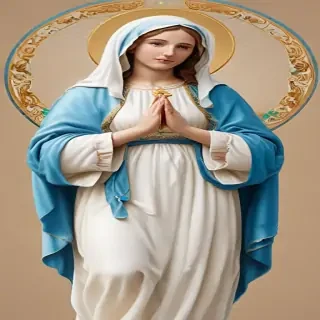 virgin mary clip art
