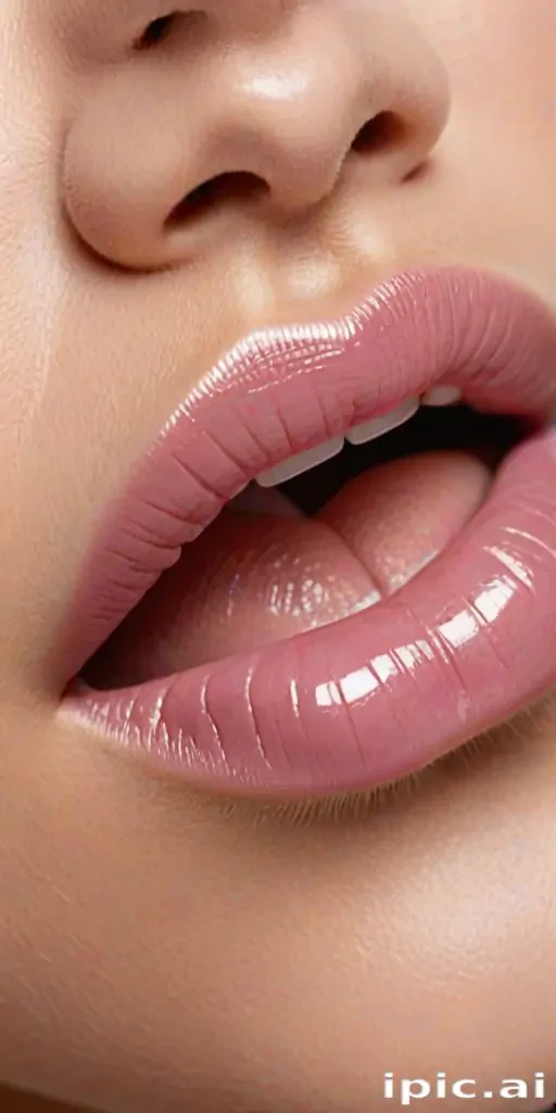 transparent lips