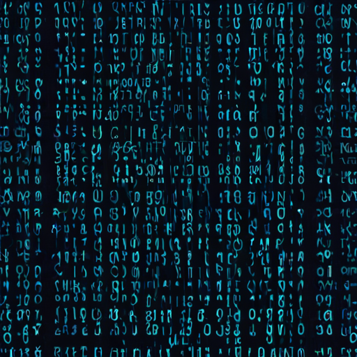 generate a digital background with binary code in shades of blue, displaying ones and zeros in a repeating pattern