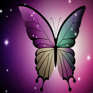 glitter butterfly wallpaper