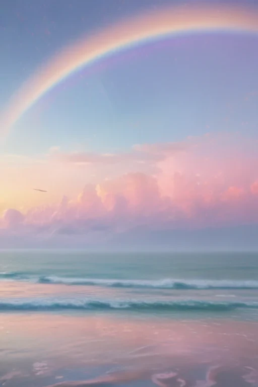 pastel rainbow