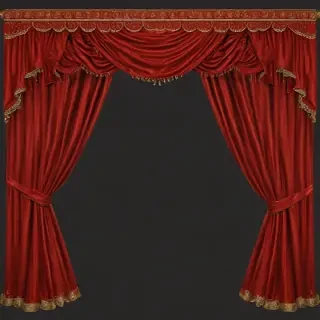red curtain png
