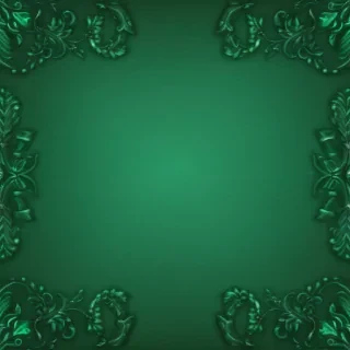emerald green background