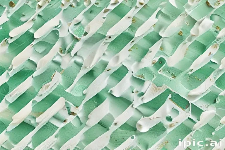 green and white background