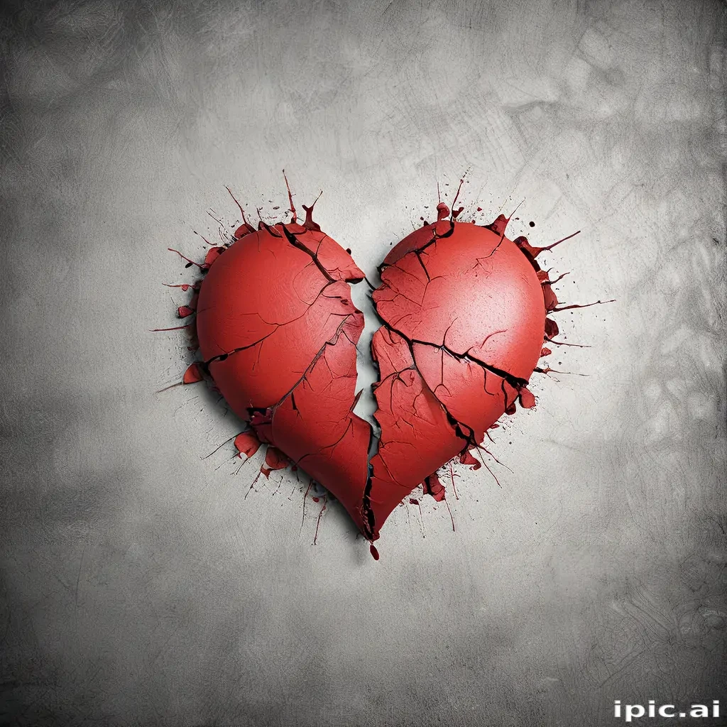 broken heart background