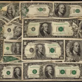 money with transparent background