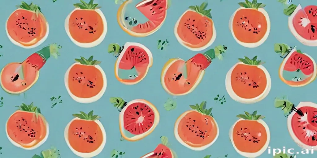 aesthetic fruit background