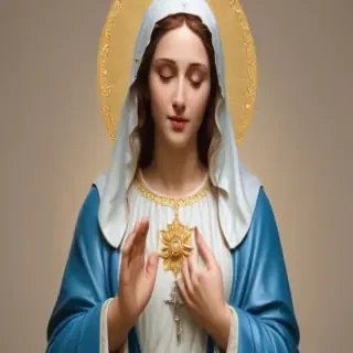 virgin mary clipart